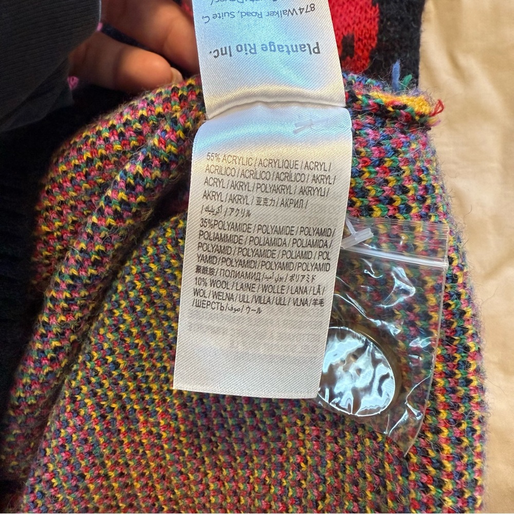 Farm Rio Smiley Graphic Elements Ainika Cardigan, XS - Picture 7 of 9